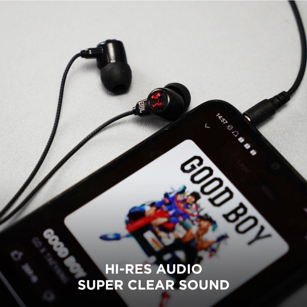 TERBARU <PROMO> JBL PM-02 ORI Headset Hi-Res Audio Stereo Super Bass Ada Mic Bisa Buat Telp Earphone