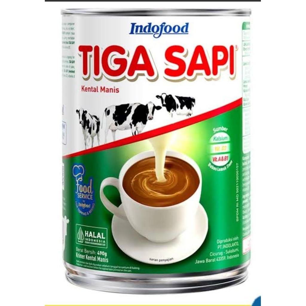 

KRIMER SUSU KENTAL MANIS KALENG CAP TIGA SAPI 490GR