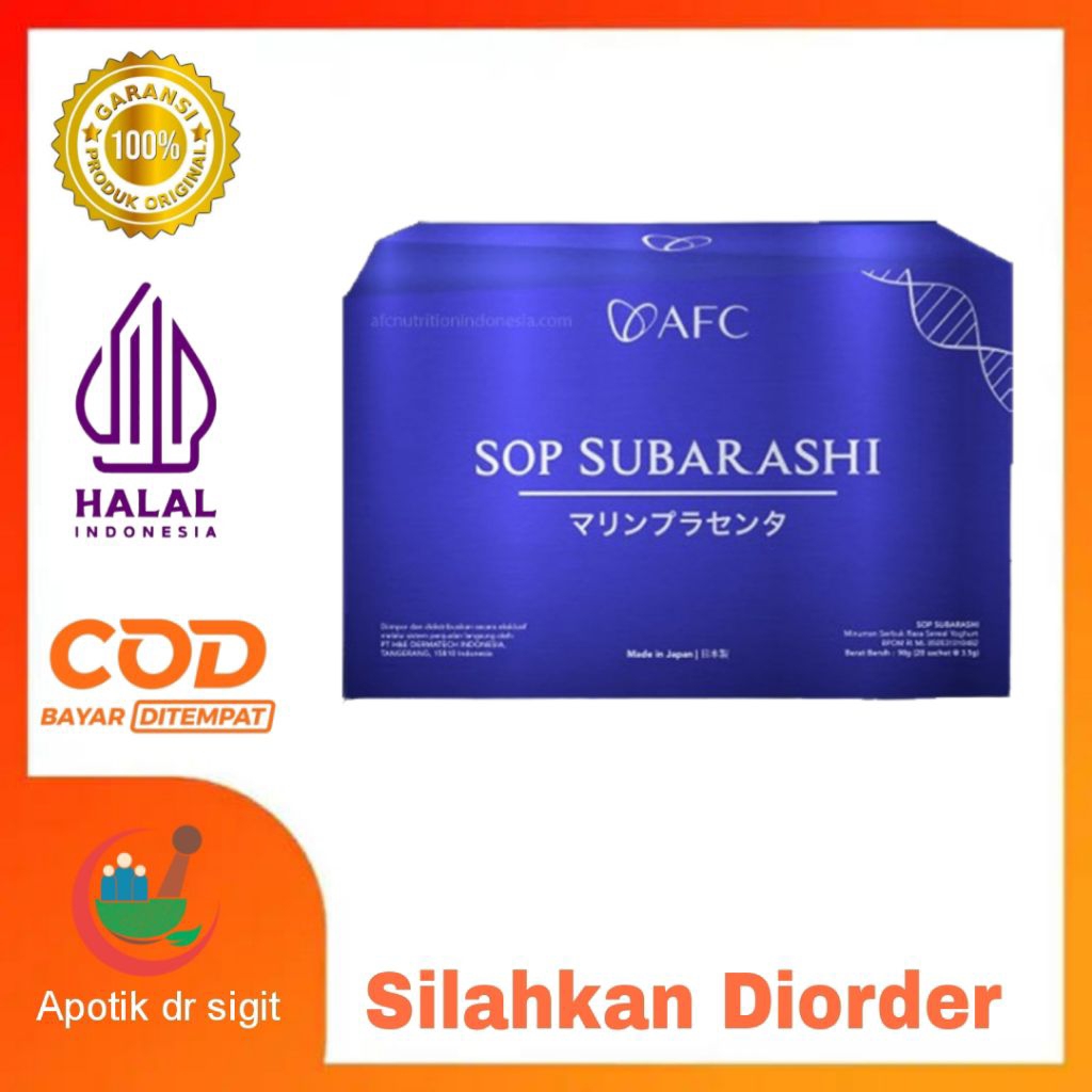 NEW SOP SUBARASHI ASLI ORIGINAL OBAT HERBAL MULTIVITAMIN ECER 1 SACHET ASLI RESMI ORIGINAL