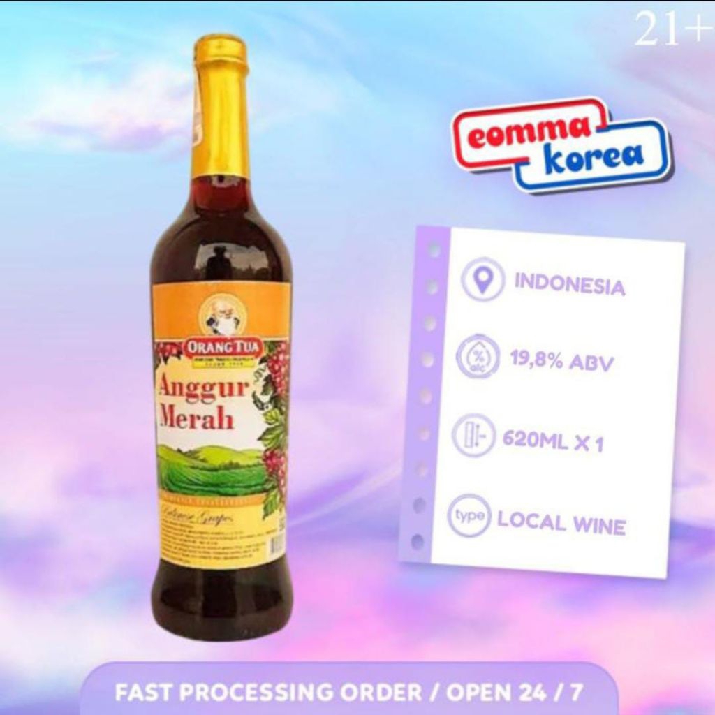 

[ Per Botol ] Syrup Anggur Emas Akar Obat 620 ml