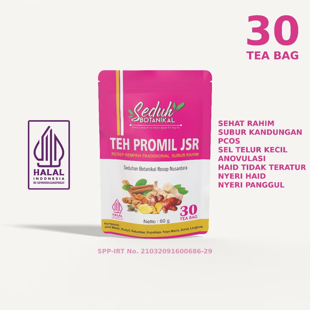 

SEDUH BOTANIKAL Teh Promil JSR | Resep Teh Rempah JSR Subur Rahim | 30 Tea Bag