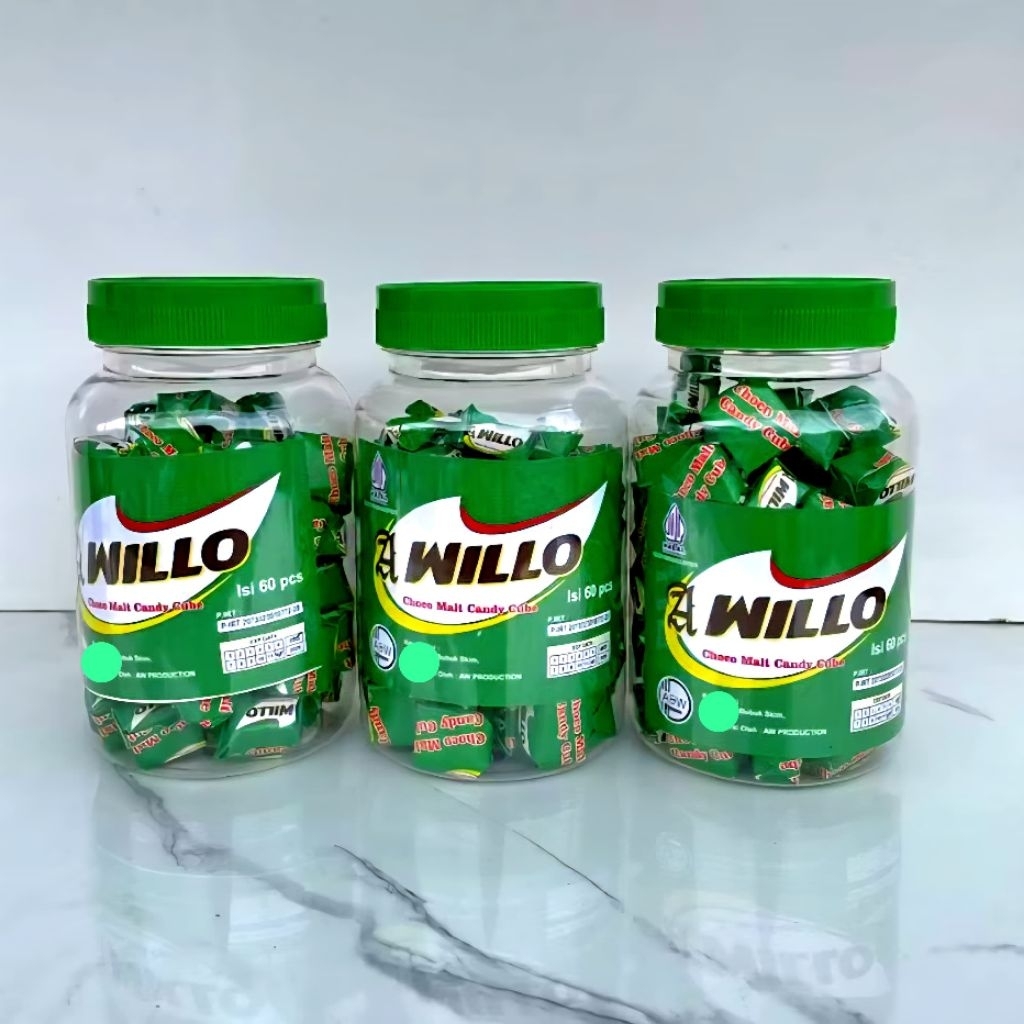 

PERMEN WILLO/AWHILLO CUBE 1 TOPLES ISI 60 PCS
