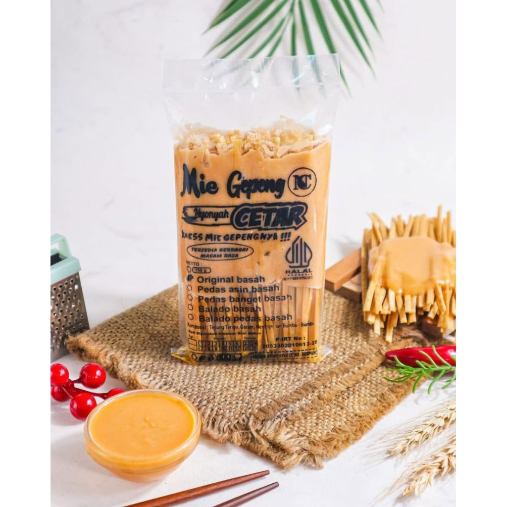 

MIE LIPENG/MIE LIDI GEPENG CETAR