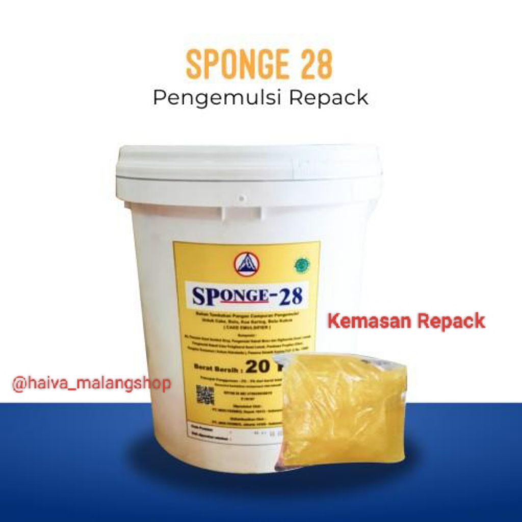 

Sp 28 / Sponge 28 / Cake Emulsifier / Pelembut Kue / Sp / Bakerline / Sp Kemasan Repack