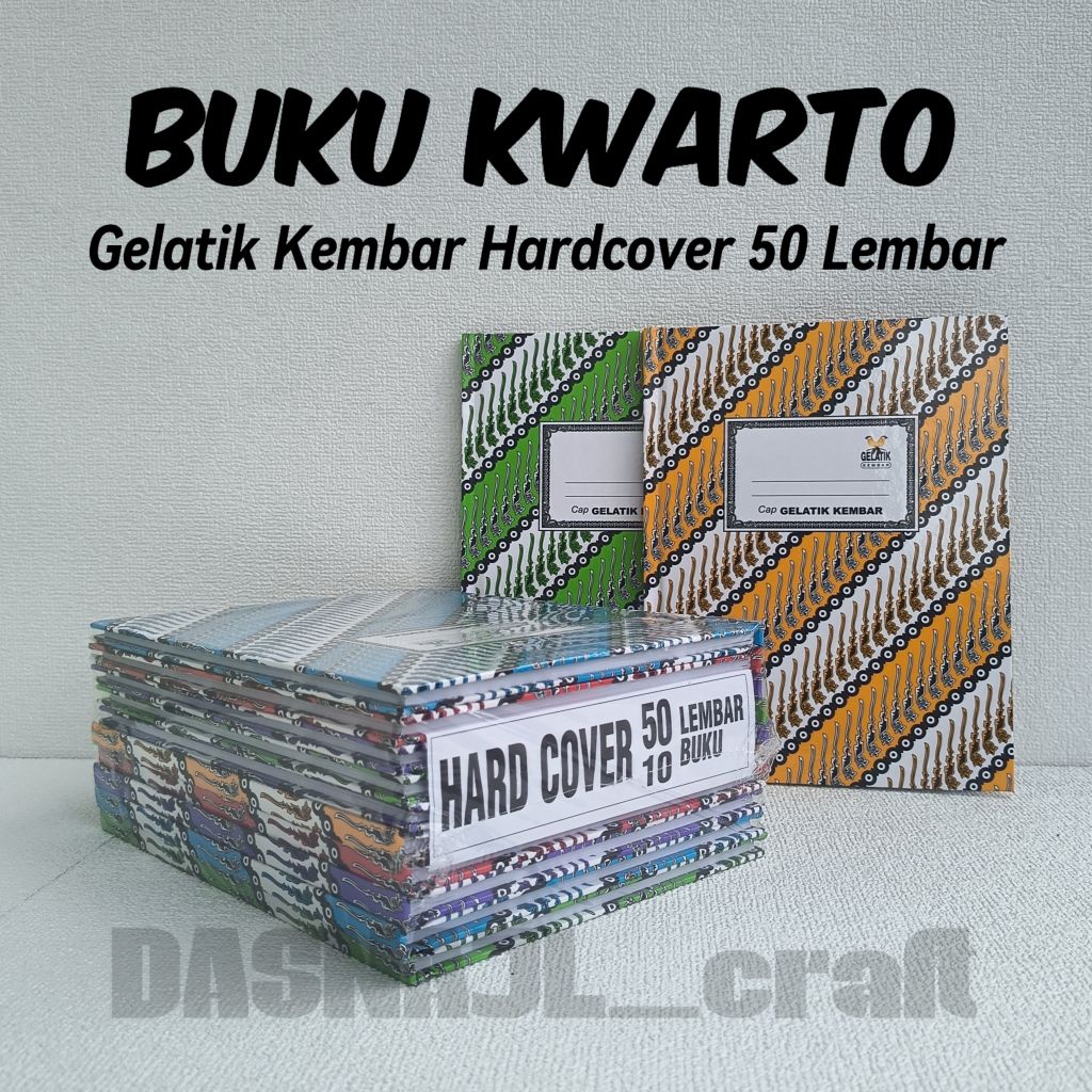 

( 1 pack / 10 pcs ) Buku Kwarto 50 Lembar Gelatik Kembar Buku Batik 50 Lembar Buku Batik Kwarto 50 Lembar Buku Gelatik Buku Hardcover