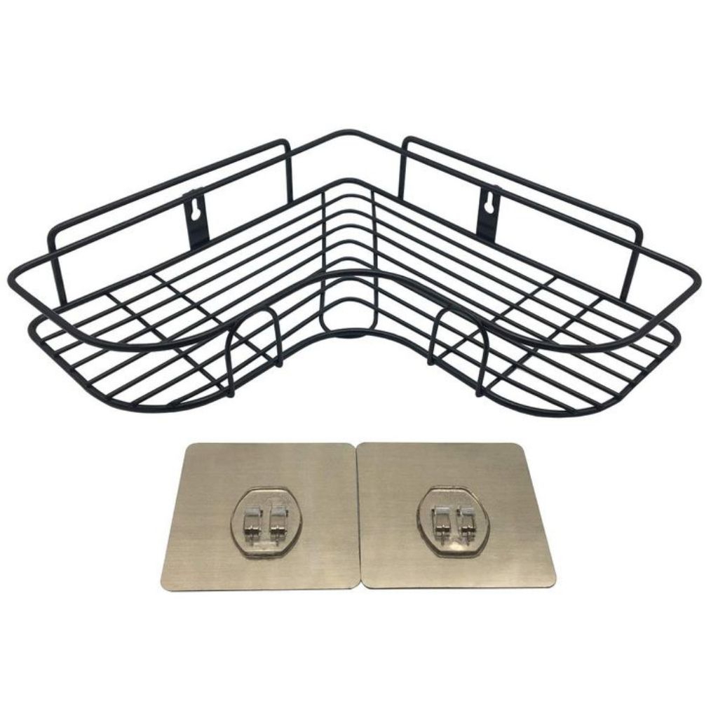 Rak sudut minimalis / Rak sabun Rak bebtu love Rak besi