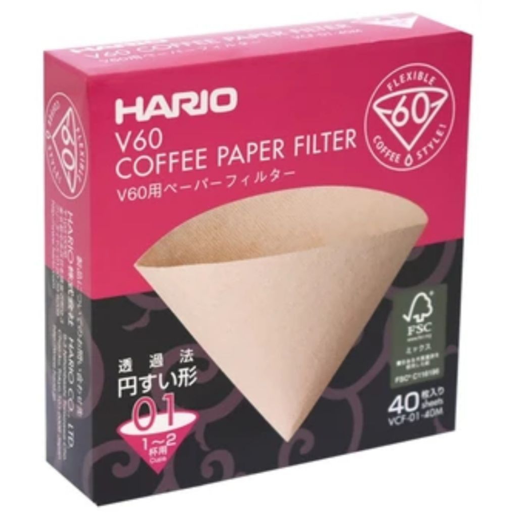 449. Hario Set 40 Pcs Kertas Filter Kopi V60