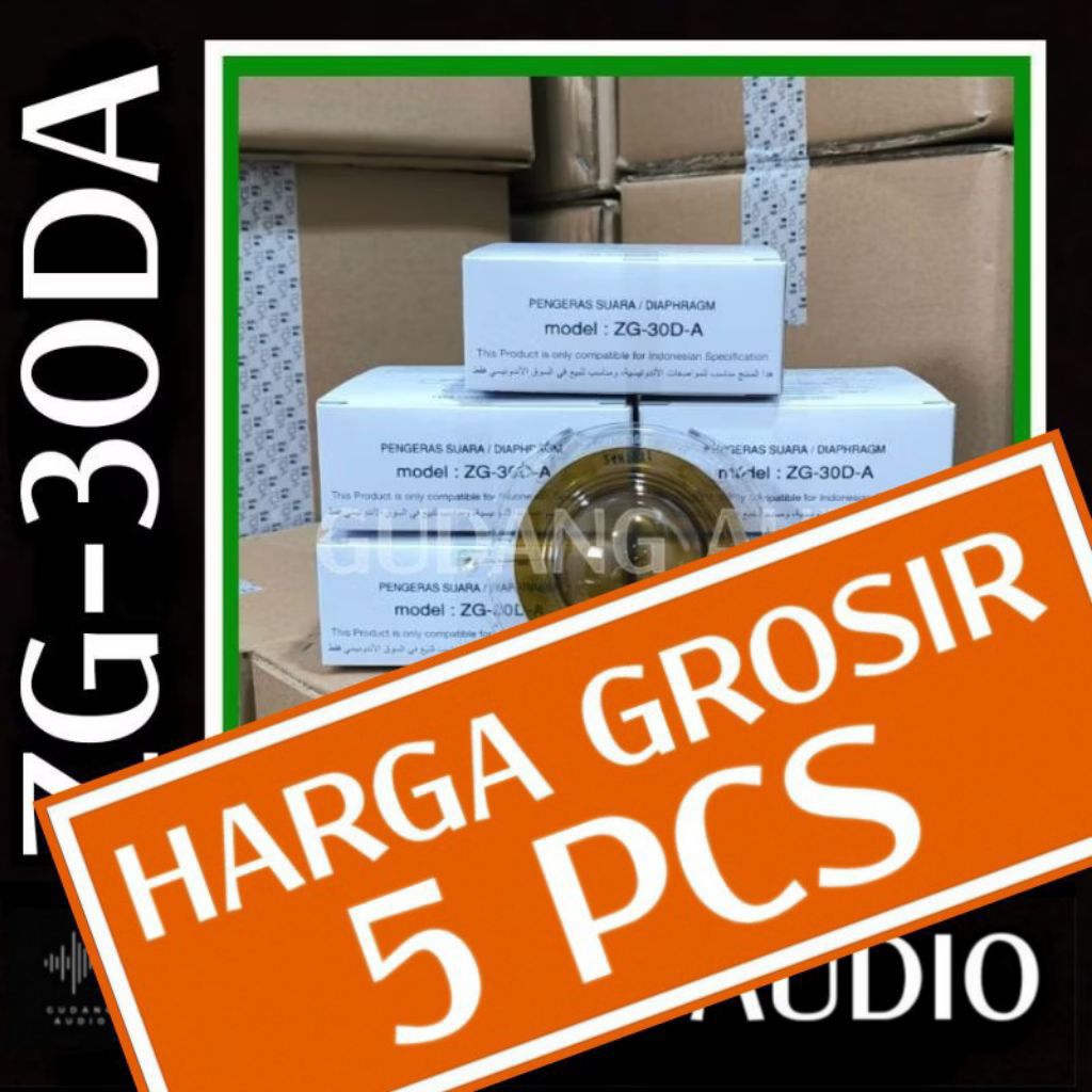 5 UNIT SPUL MEMBRAN TOA ZG-30DA ZG 30 SPUL CORONG SPEAKER TOA 25 WATT