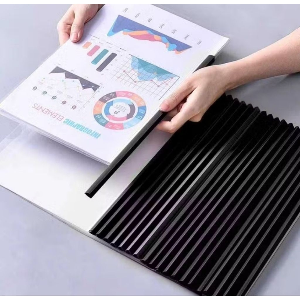 

3 Pcs Paper Slide Binder Tulang Jilid Kertas