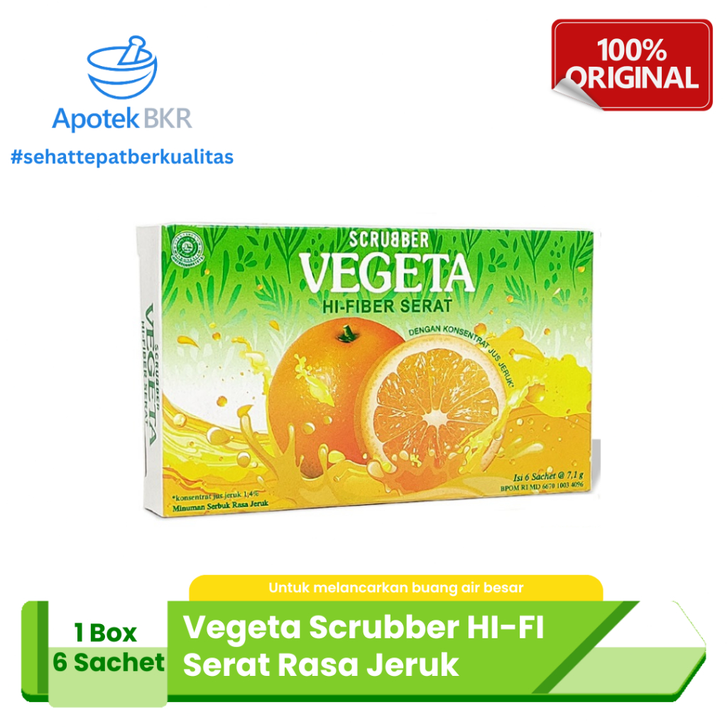 

Vegeta Herbal Jeruk Box isi 6 Sachet / Membantu Melancarkan Buang Air Besar / Minuman Kaya Serat Alami / Pelancar BAB Pencernaan