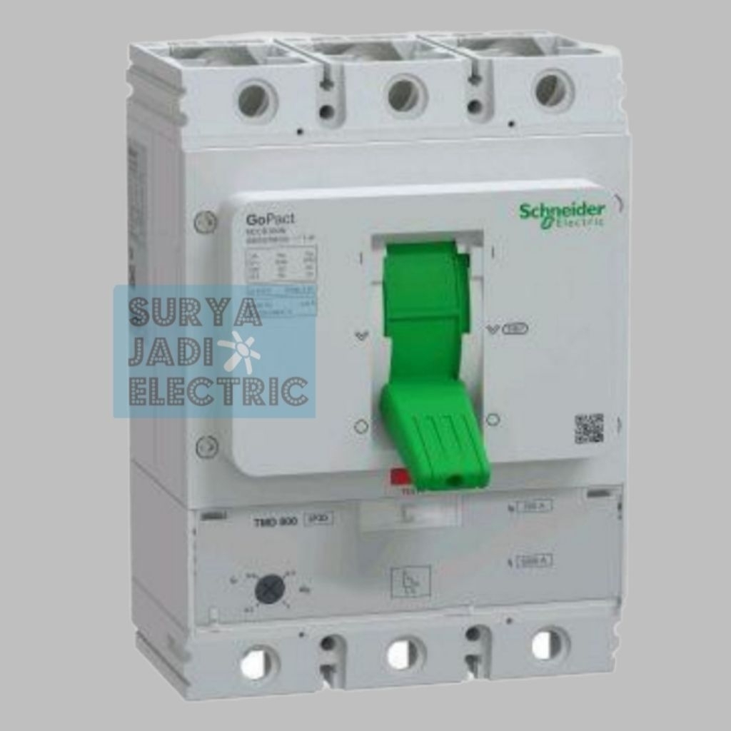 MCCB Breaker Schneider Gopact 500A 630A 3P 3 Pole ORIGINAL