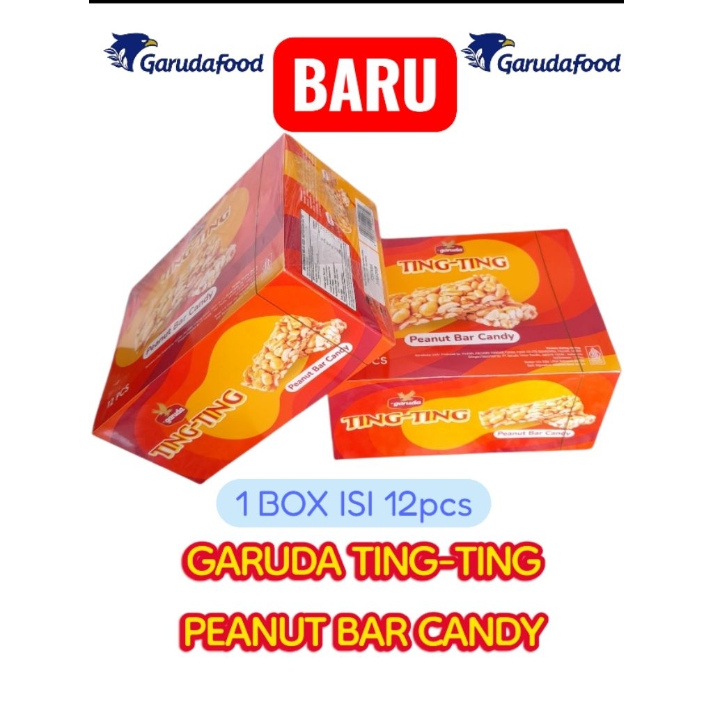 

GARUDA TING-TING PEANUT BAR CANDY 1 BOX ISI 12 PCS