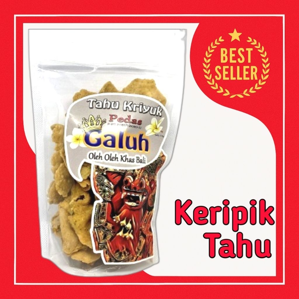 

Keripik Tahu Galuh 150g – Camilan Renyah Khas Bali, Rasa Original, Pedas & Keju Halal