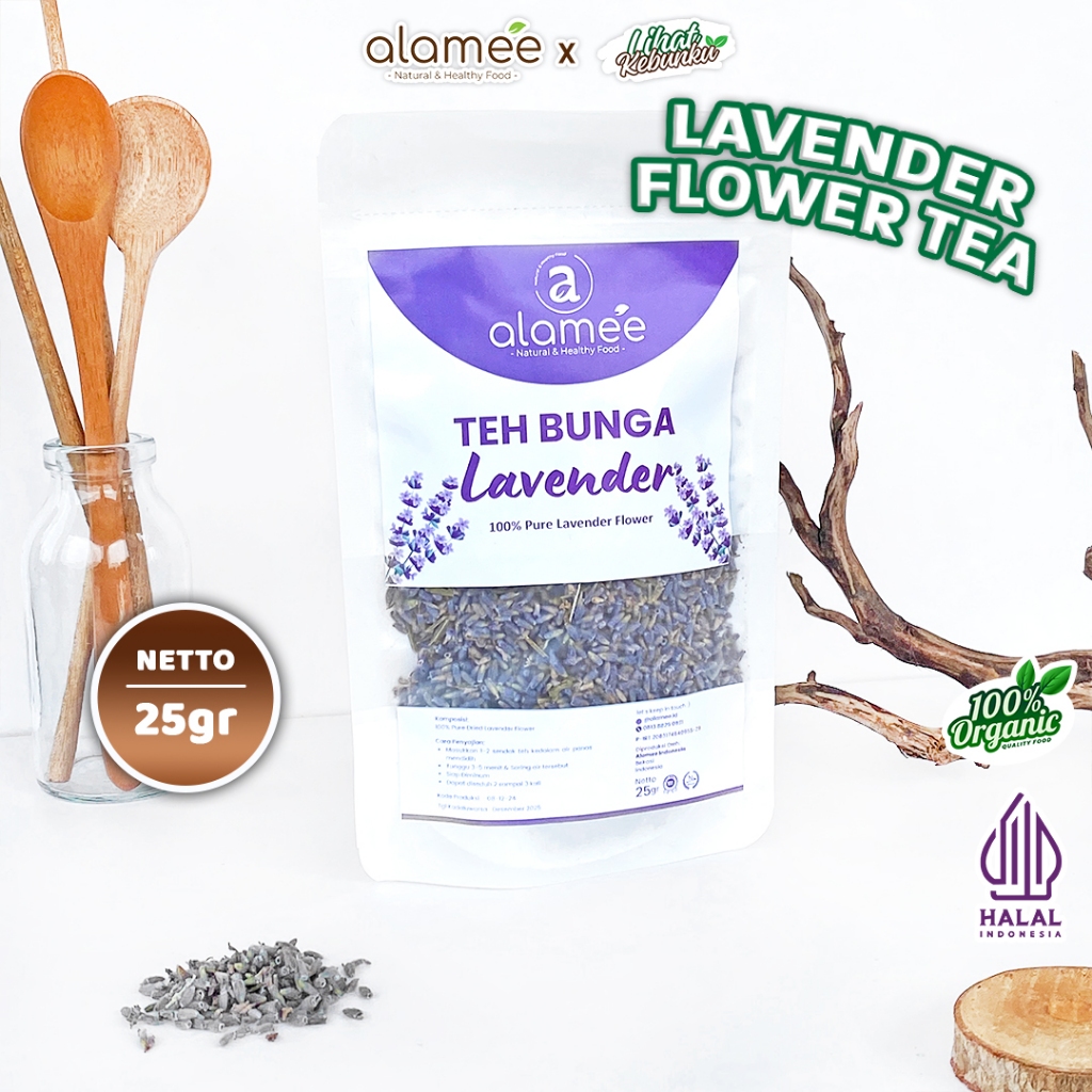 

ALAMEE Lavender Tea Teh Bunga Organik Kering Dried Flower 25gr LIHAT KEBUNKU