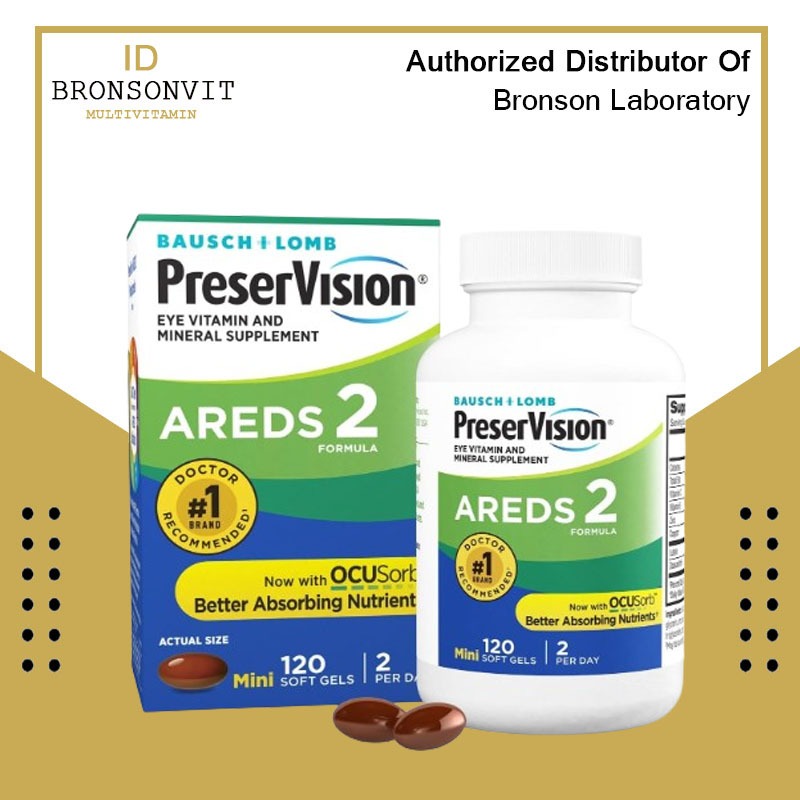 Bausch+Lomb Preser Vision Areds 2 Eye Vitamin Mata Mineral Supplement
