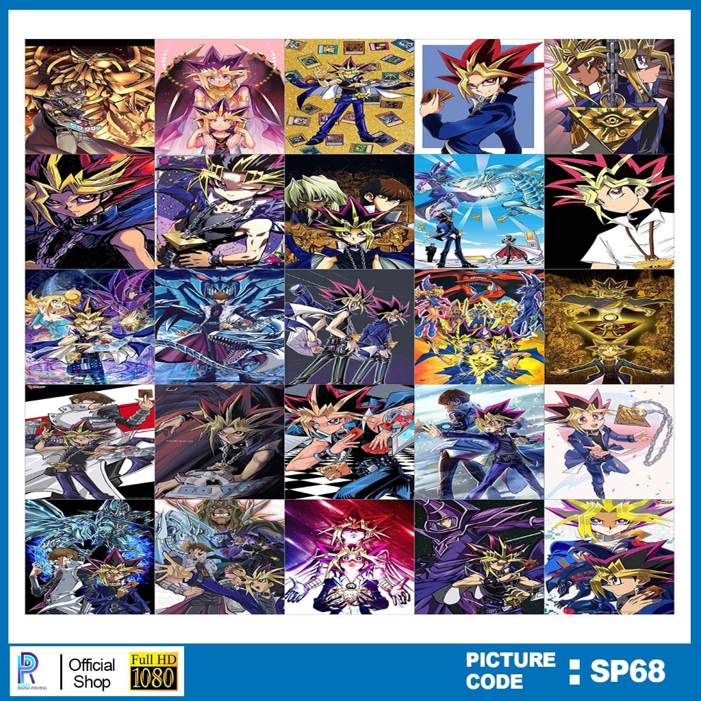 

STIKER YUGIOH , STICKER YUGIOH , PAKET STIKER YUGIOH PER 25 PCS , KODE SP68