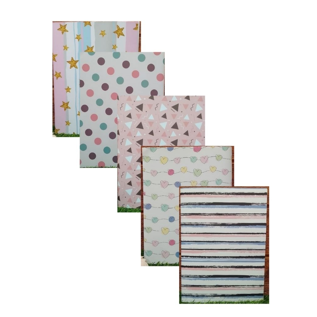 

Sampul buku Sidu isi 10 lembar motif Mix Random free sampul plastik