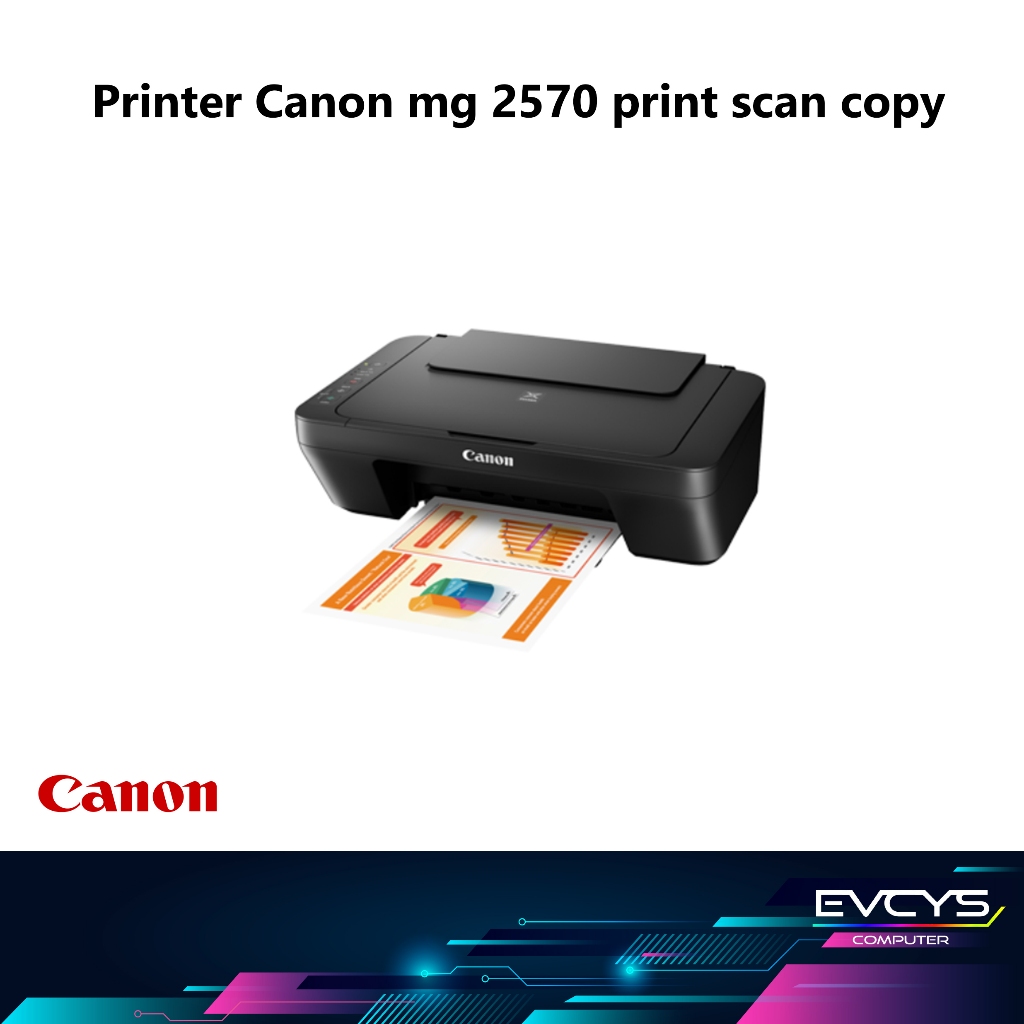 Printer Canon mg 2570 print scan copy