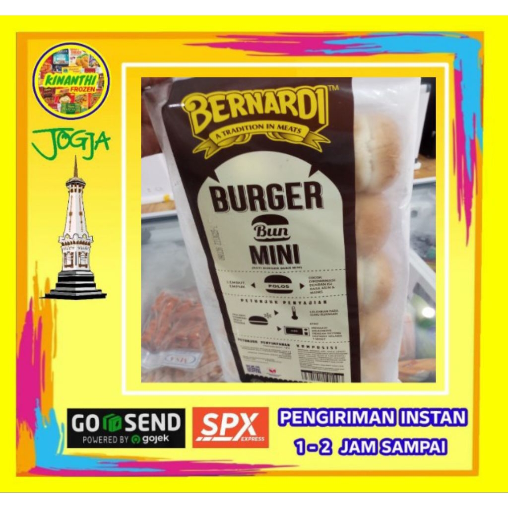 

Roti burger mini isi 20, Jogja Frozen