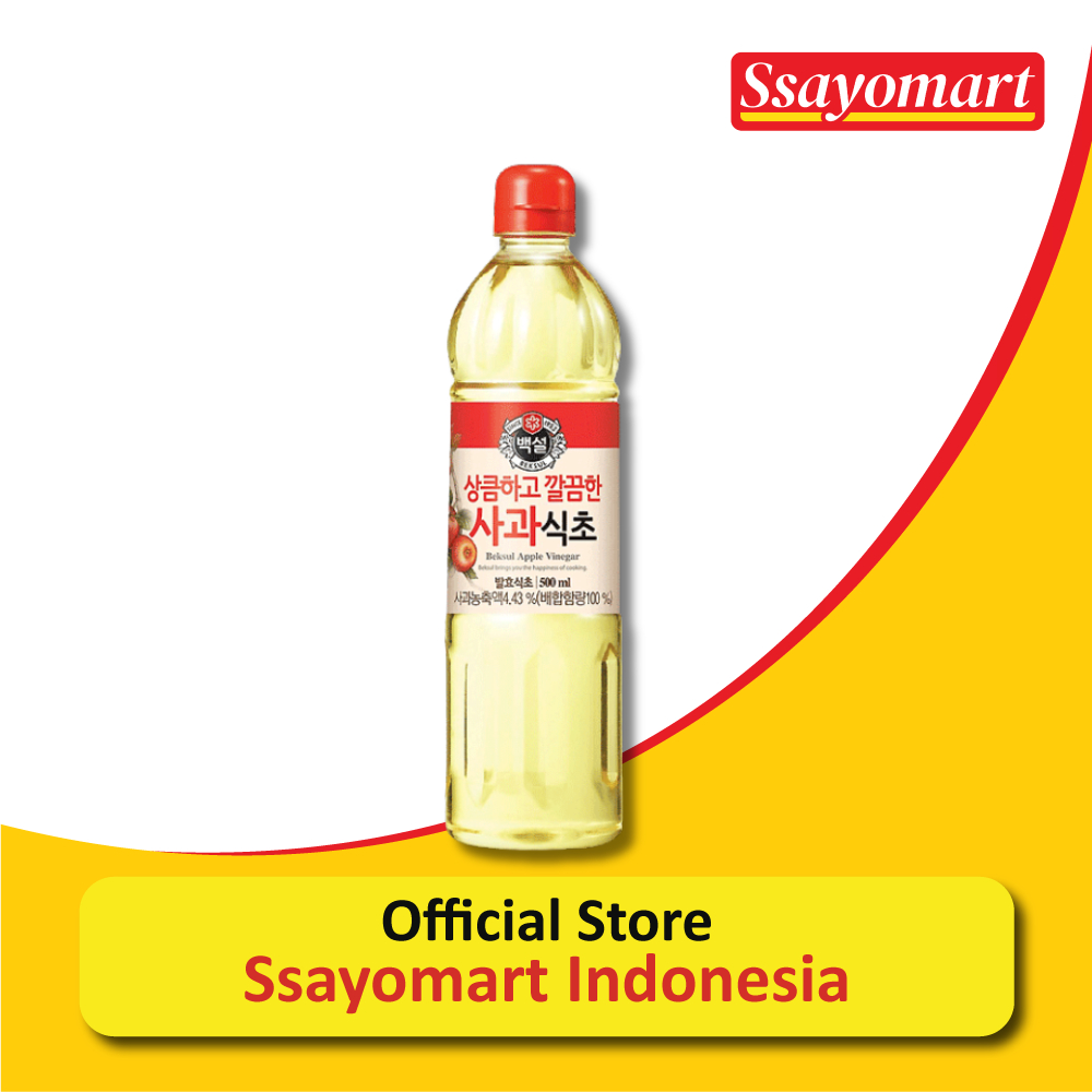 

CJ BEKSUL Apple Vinegar - Bumbu Saus Cuka Apel Korea 500ml