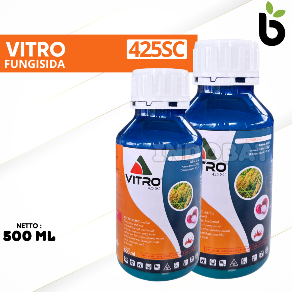 VITRO 425 SC - Fungisida Sistemik Unggul 500ml Atasi Antraknosa