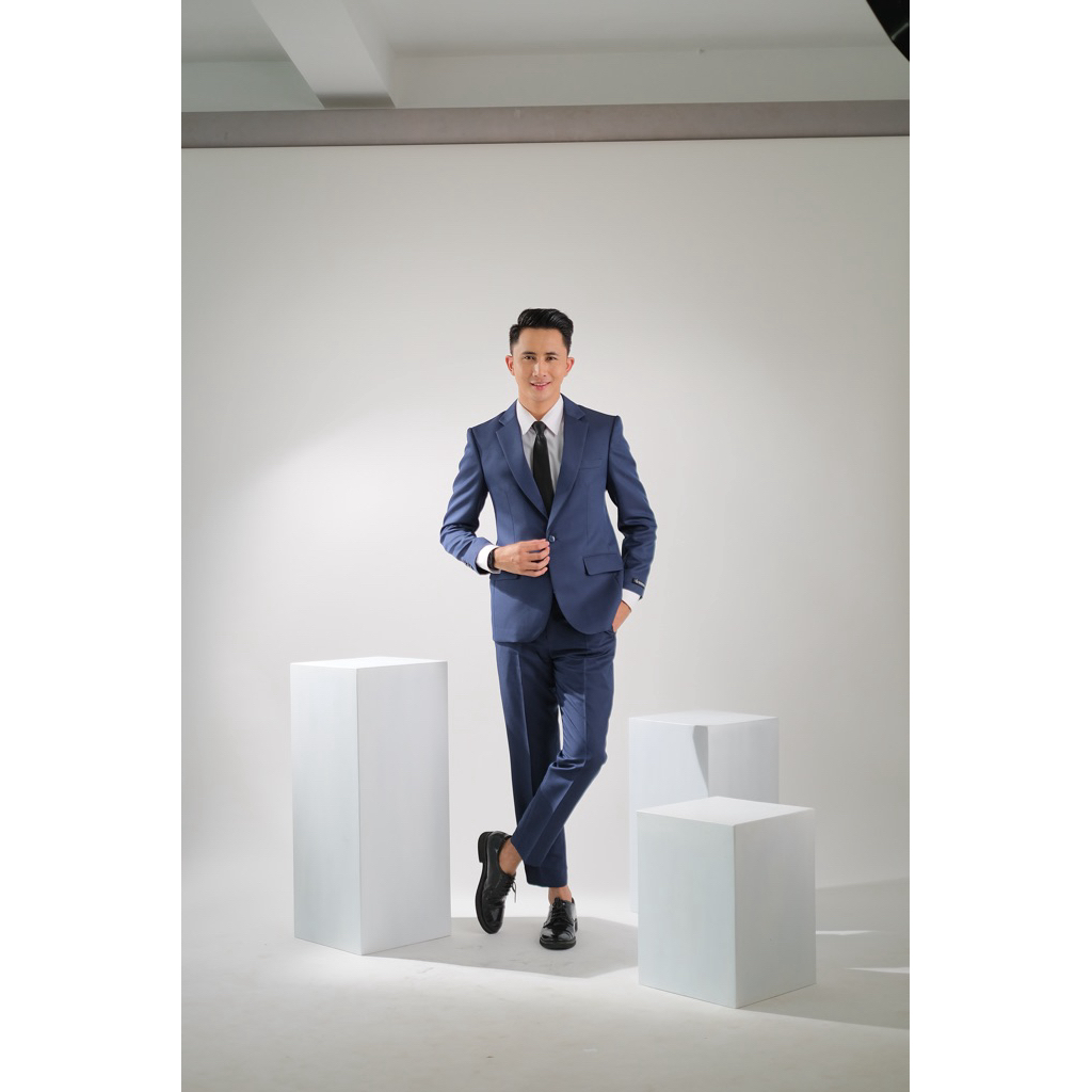 Setelan Jas Pria Navy Murah Mewah Slimfit - BAKOEL JAS