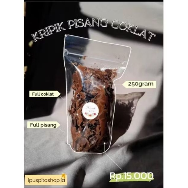 

PISANG COKLAT LUMER KEMASAN POUCH PER 25O GRAM