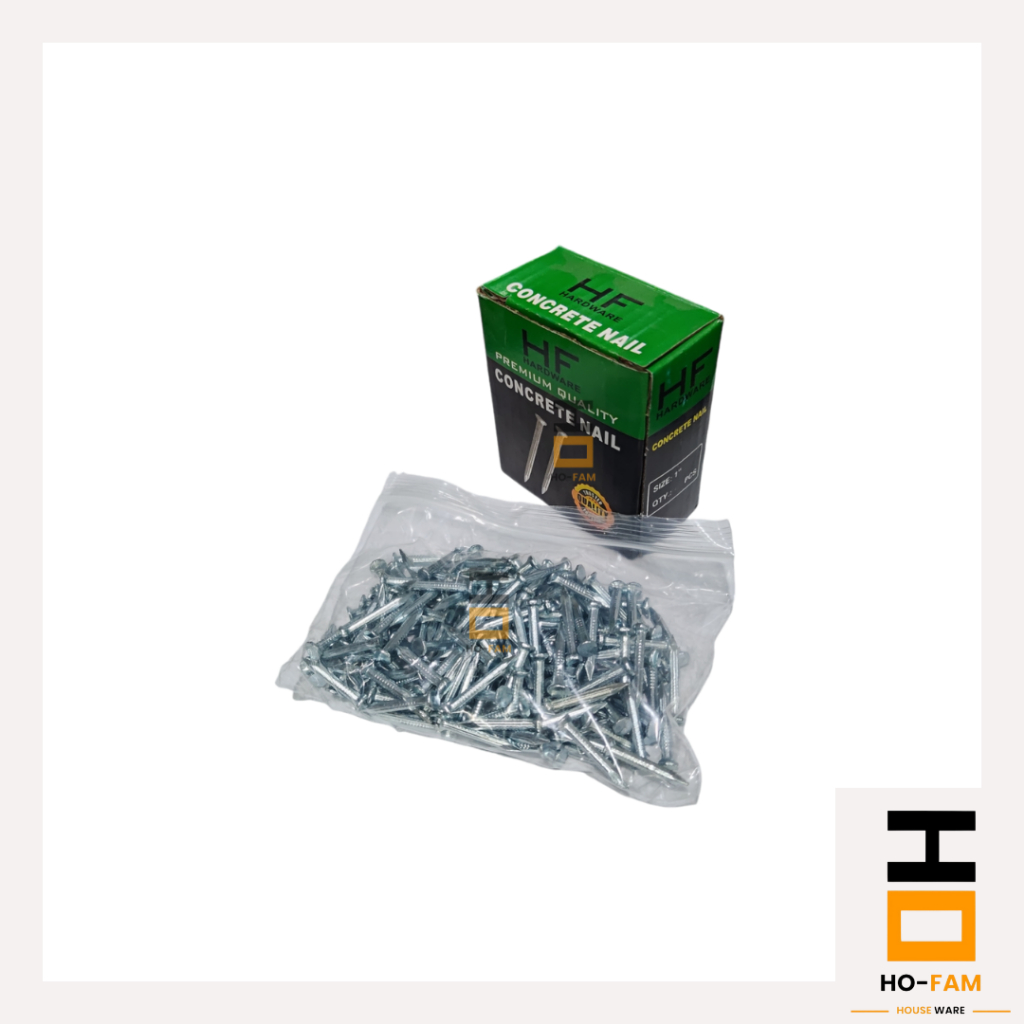 HOFAM MEREK ACAK Paku Beton Putih / Concrete Nail 2.5 inch / paku beton 3 inch / paku beton 4 Inch /