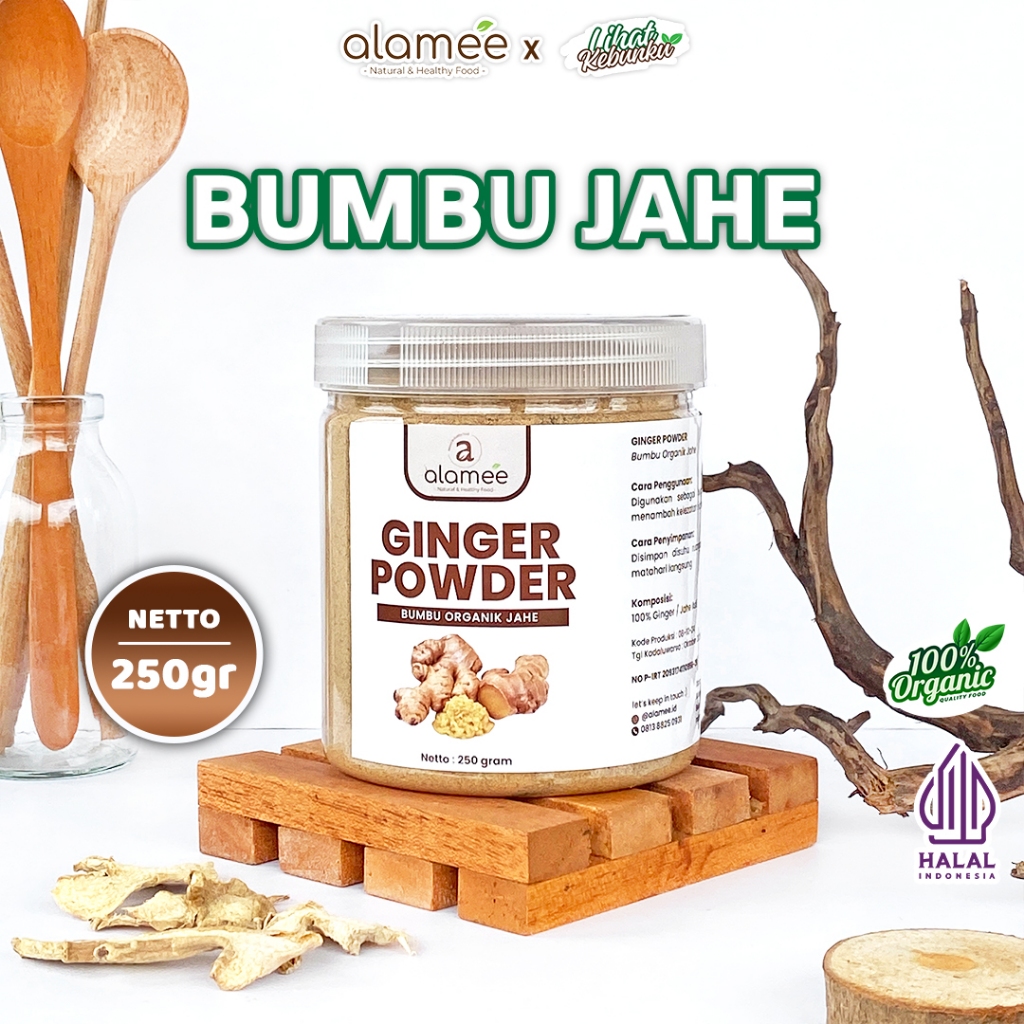 

ALAMEE Bubuk Jahe Putih Bumbu Dapur Instan Ginger Powder Minuman Herbal 250 Gram LIHAT KEBUNKU