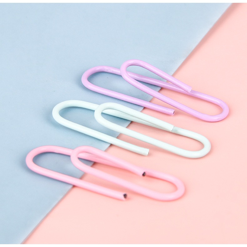 

Paper klip warna pastel harga satuan / klip kertas / penjepit kertas
