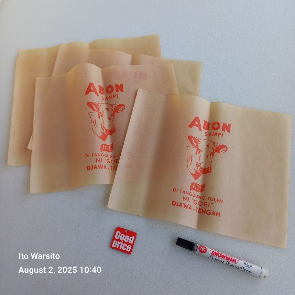 

Kertas bungkus jadul set isi 5