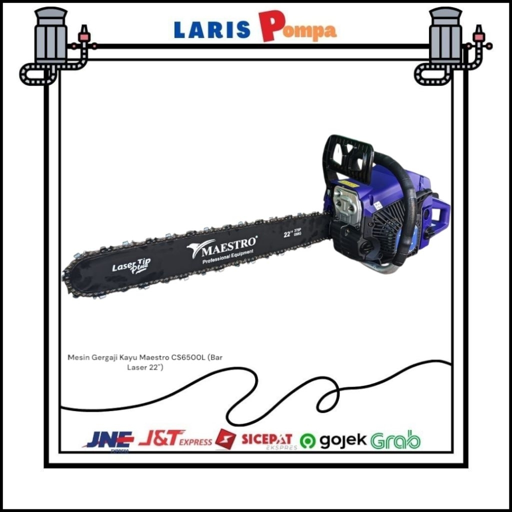 Mesin Gergaji kayu Maestro CS6500L (Bar Laser 22")
