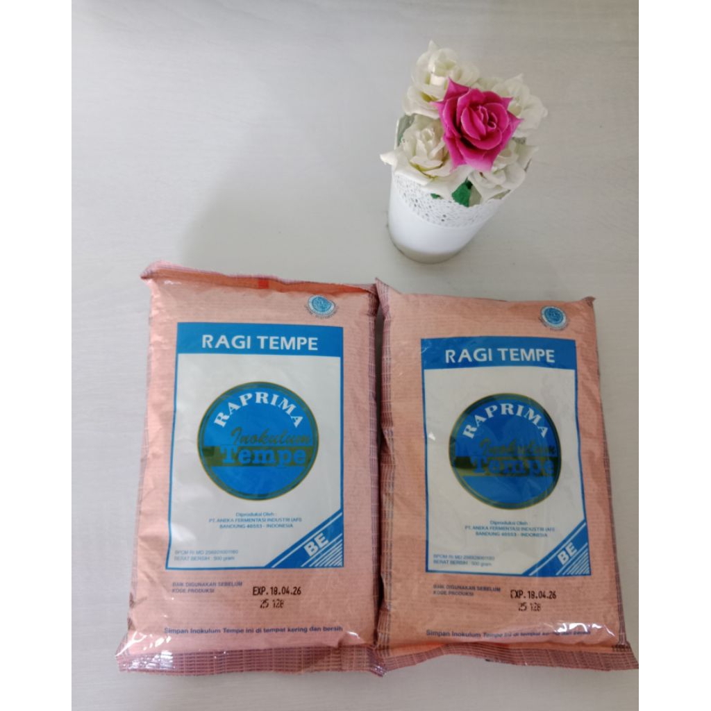 

GROSIR!! Ragi tempe merk raprima 500 gram 100% ORIGINAL (Agen Ragi & Kedelai)