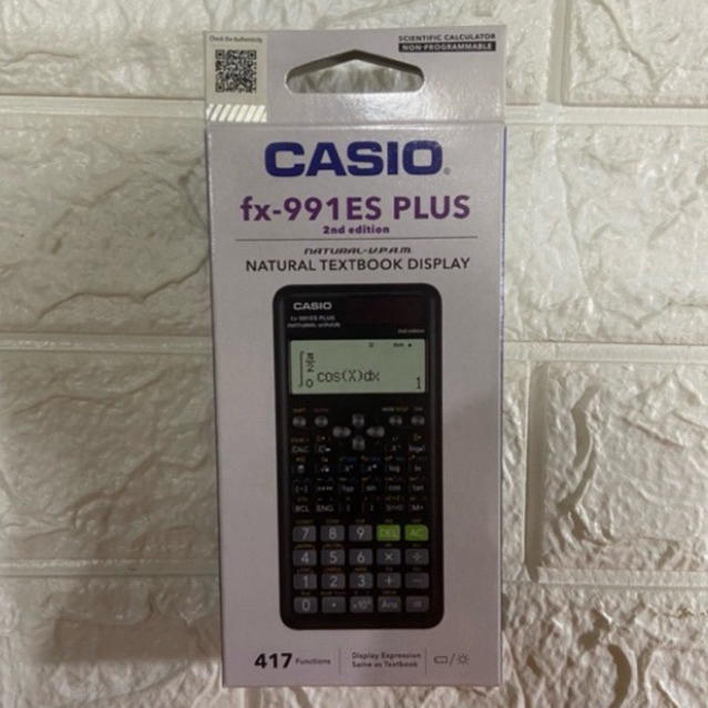 

TERMURAH‼️KALKULATOR SCIENTIFIC 417 Fungsi CASIO FX-991ES PLUS ORIGINAL 2nd Edition