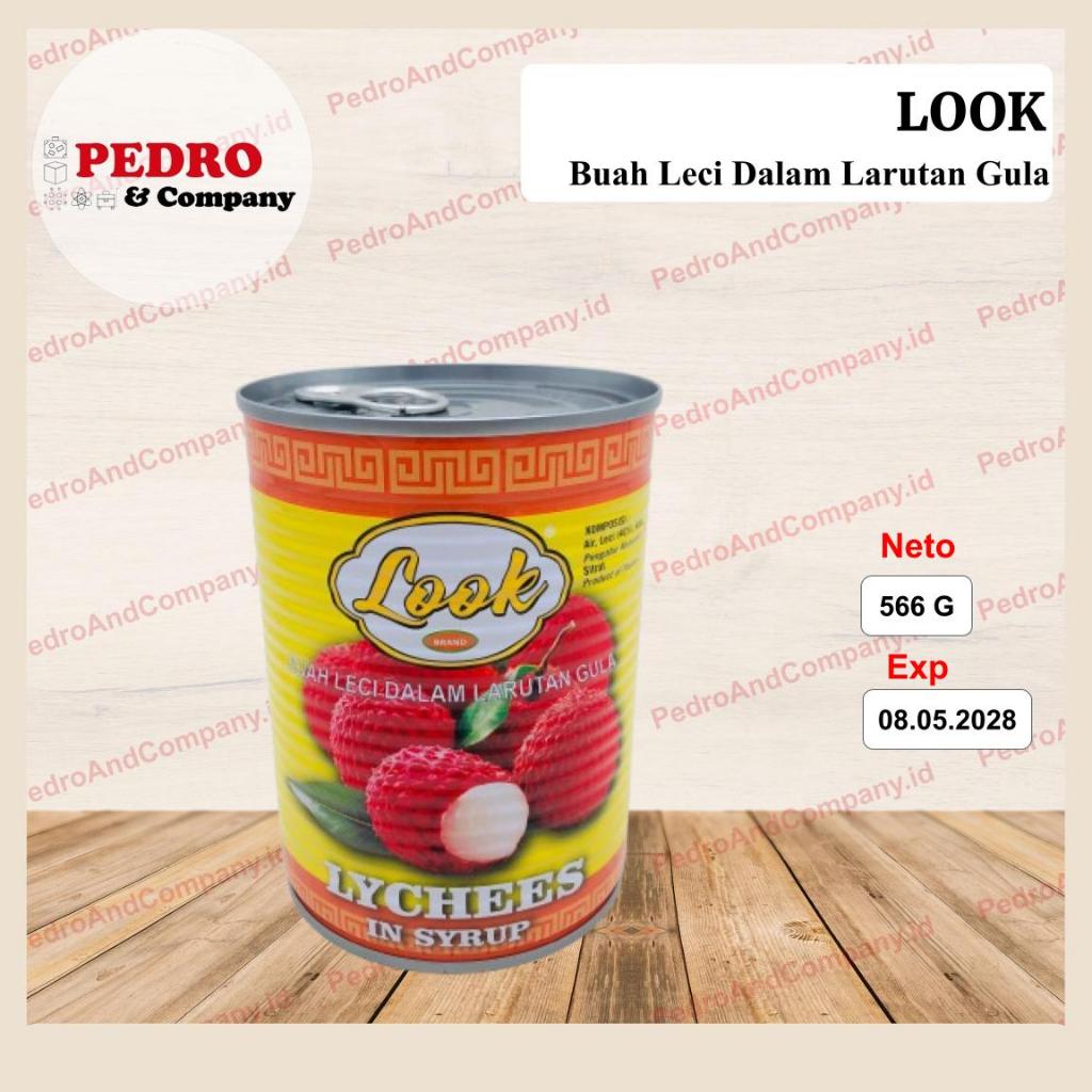 

Look Lychees in Syrup canned fruit 565 gram buah leci dalam kaleng sirup manis