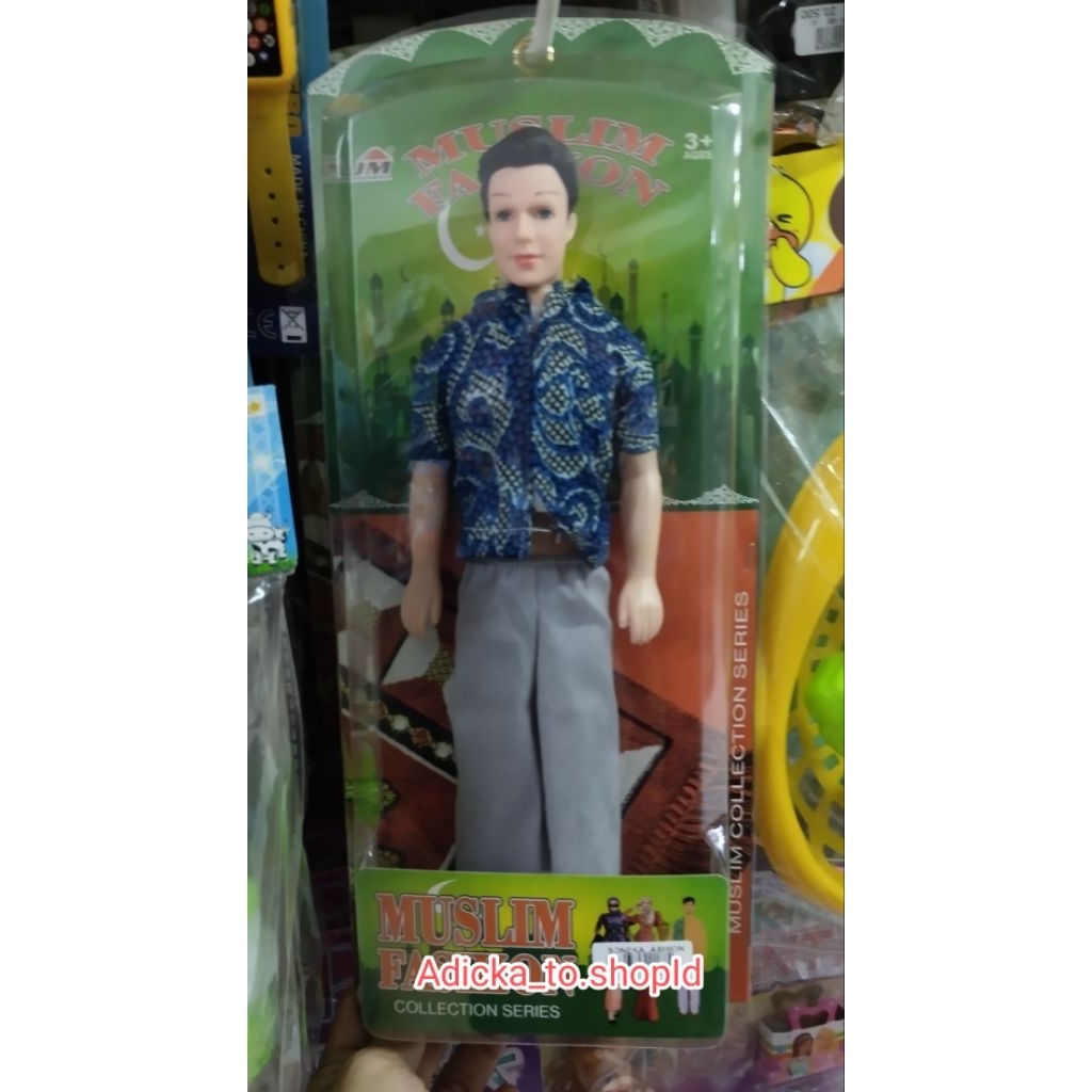jual mainan boneka Barbie fashion muslim pria