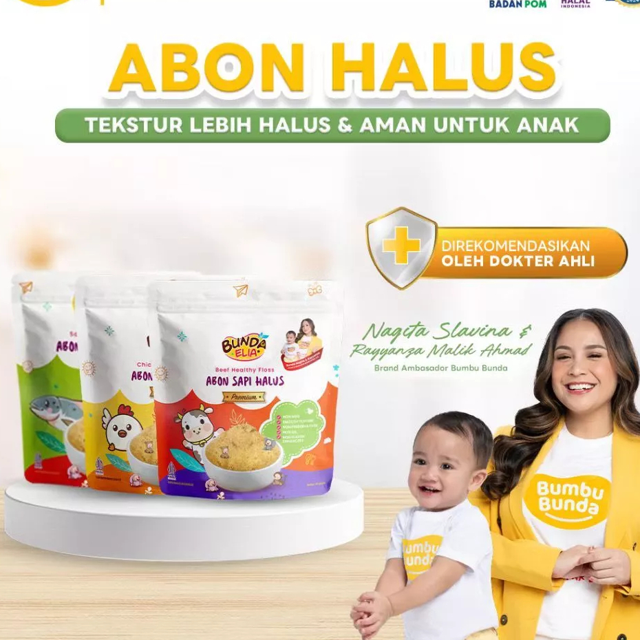 

Bumbu Bunda Elia Abon Sapi MPASI / Abon Ayam / Abon MPASI / Abon Bayi / Abon Cipung Asli / Abon Halus Premium