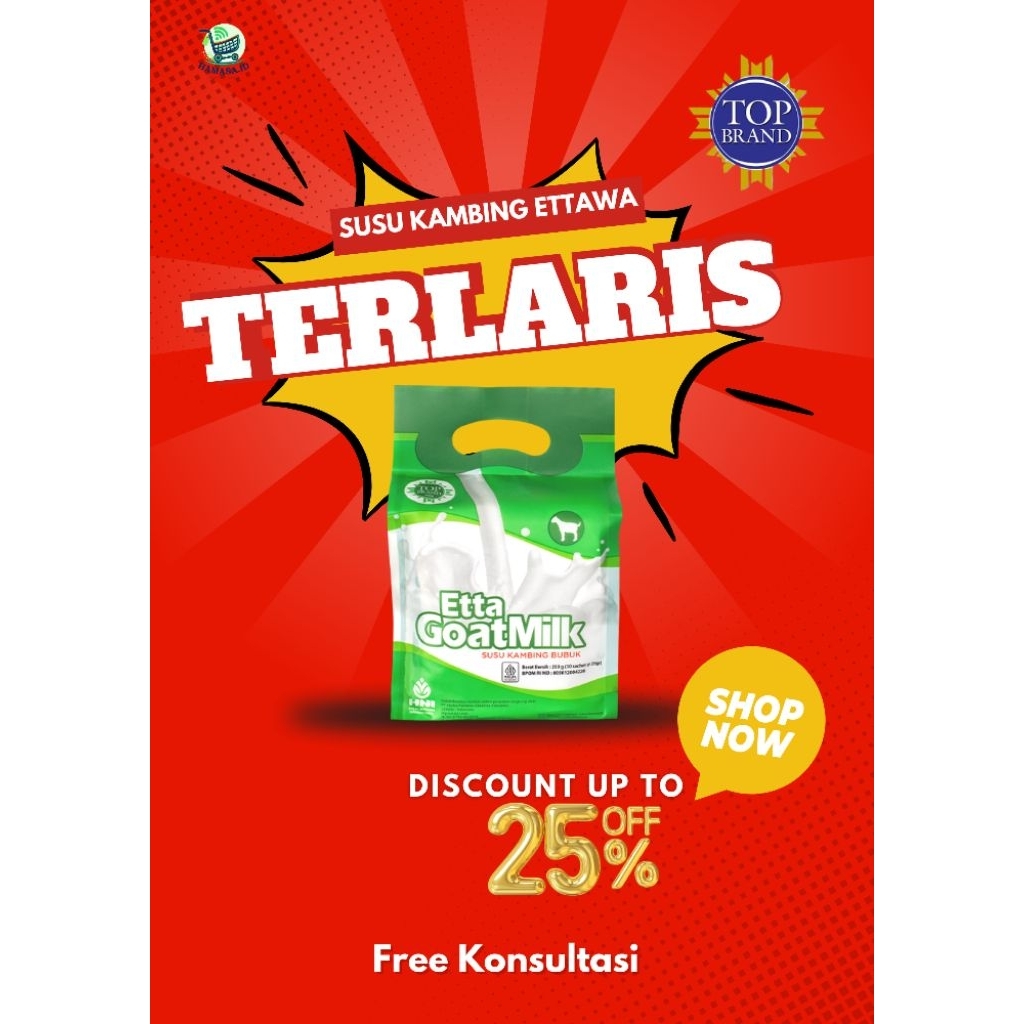 

Etta Goat Milk | susu kambing | sesak nafas | TBC | flek paru | alergi | peninggi badan | penggemuk | EXP MEI 2027