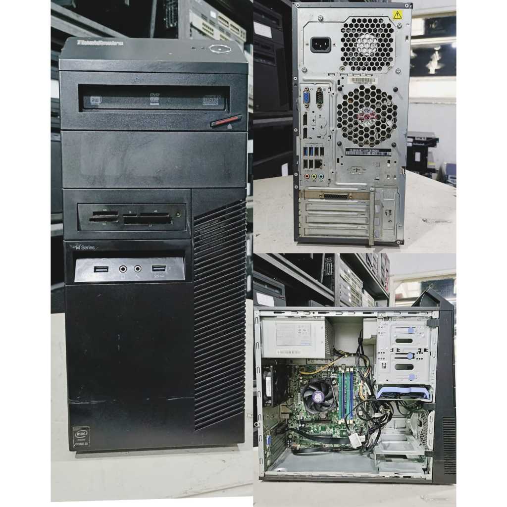 Promo PC Lenovo ThinkCentre M83 Core Gen 4 Tower  Monitor 19inch Siap Pakai