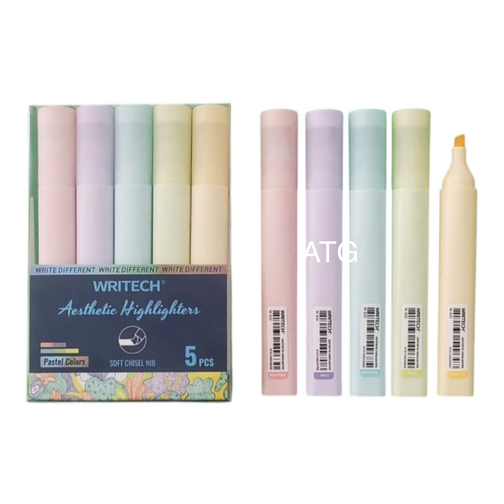 

Stabilo Highlighter Pastel Aesthetic Stabilo warna warni journaling 1 set 5 Warna WRITECH W-832
