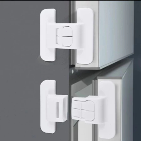 Kunci Pengaman Pintu Kulkas / Alat Penutup Pengunci Pintu Kulkas Laci Safety Lock——dreamsea1