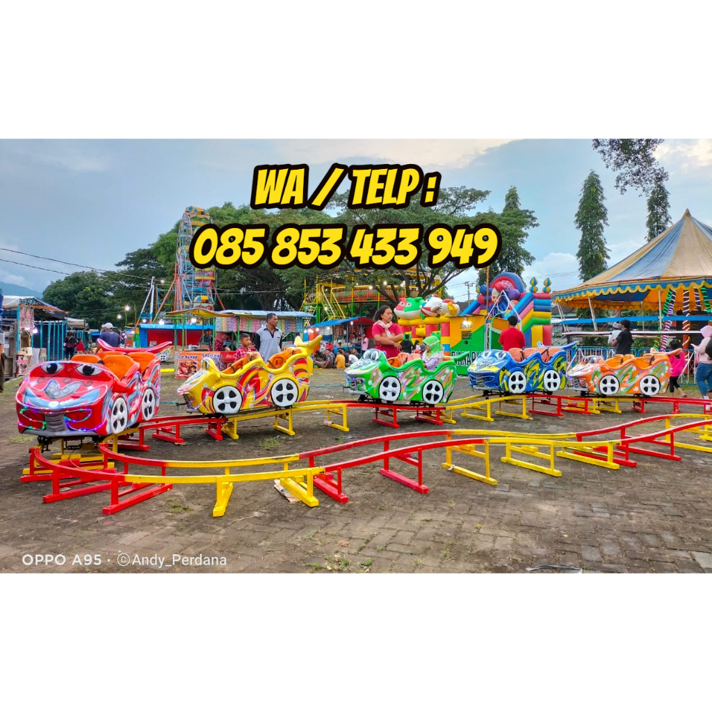 Odong Odong Mobil Mini Coaster Lantai