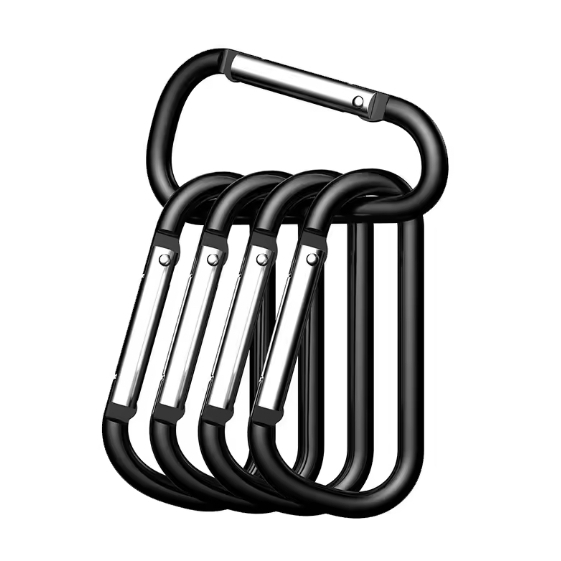Gantungan Kunci Karabiner Aluminium – Ring Multifungsi untuk Tas, Kunci, Outdoor