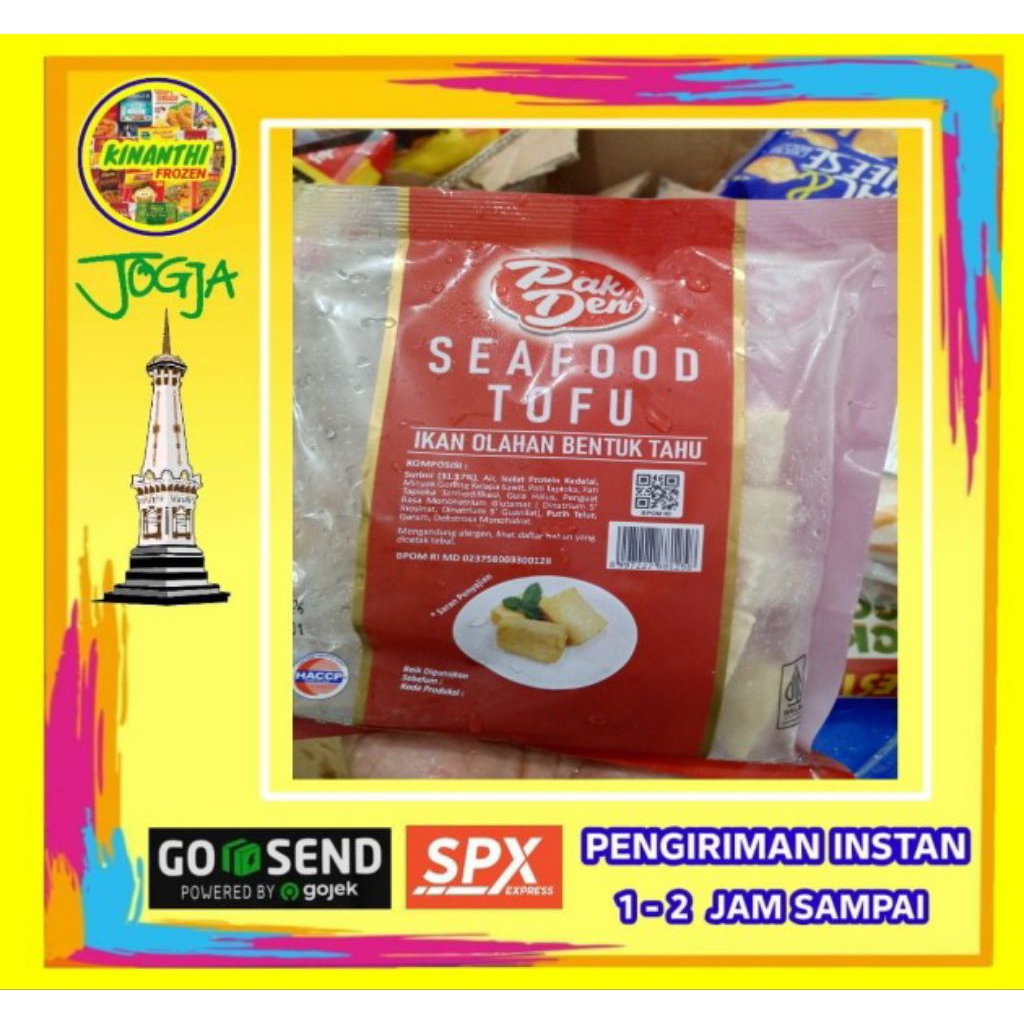 

Pak Den seafood tofu 200 gr, Jogja Frozen