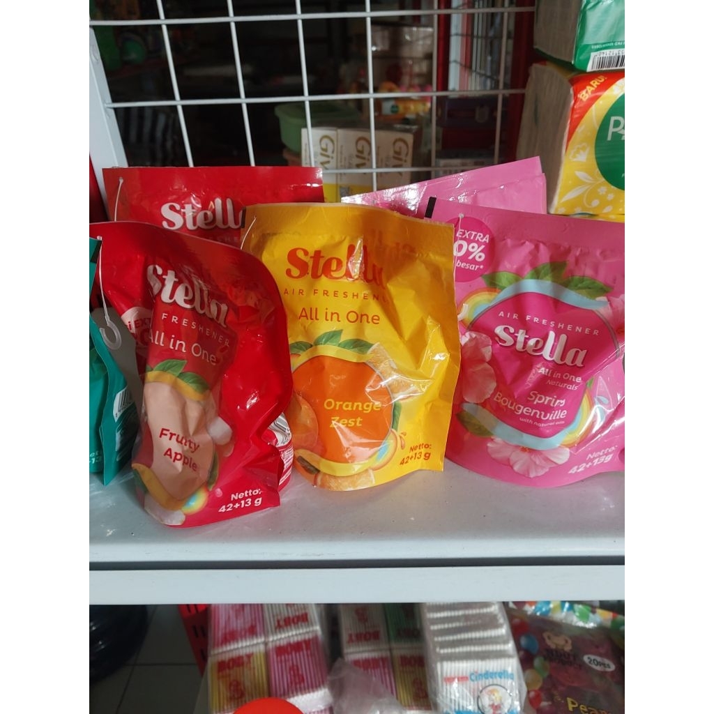 parfum gantung pengharum ruangan stella 55g/pcs