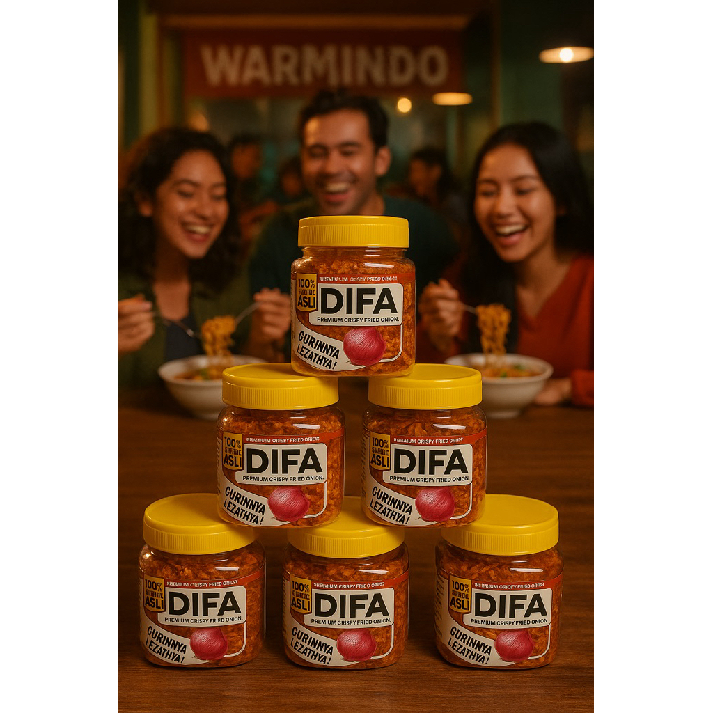 

BAWANG GORENG PREMIUM (BAGOR) DIFA 50gr