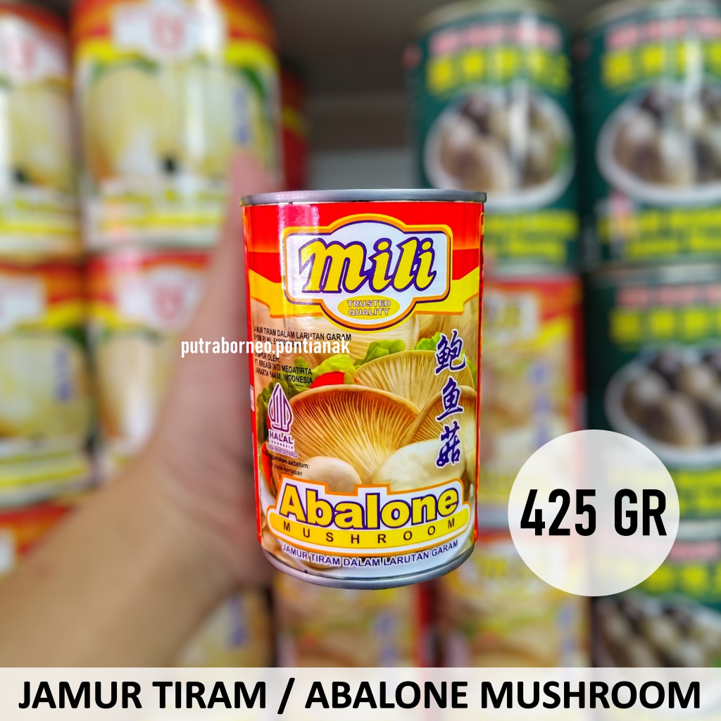 

Jamur Tiram 425gr / Abalone Mushroom / Jamur Kaleng