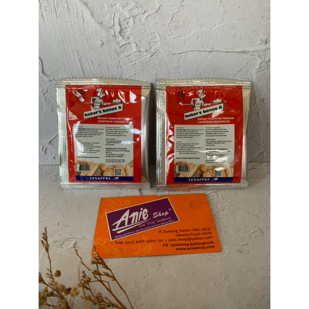 

baker’s bonus A, baker’s bonus 10gr, pelembut roti