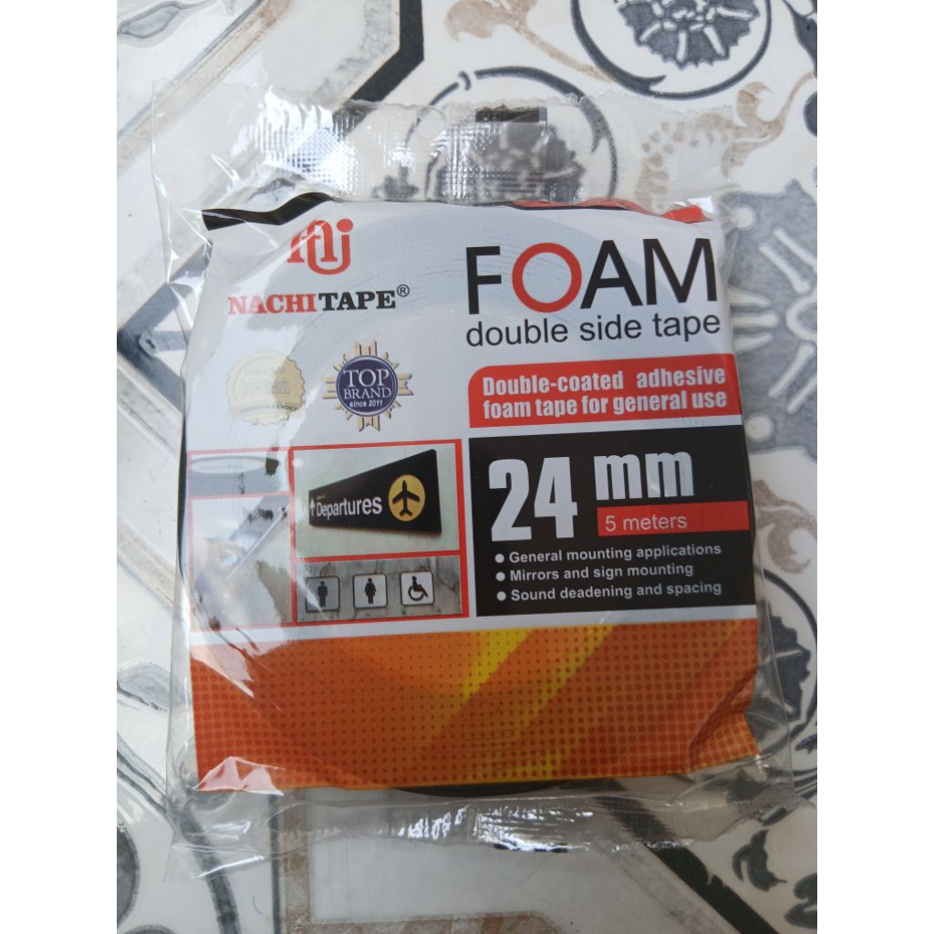 

Double Tape Foam 24 mm (sedang). 1 Pcs.