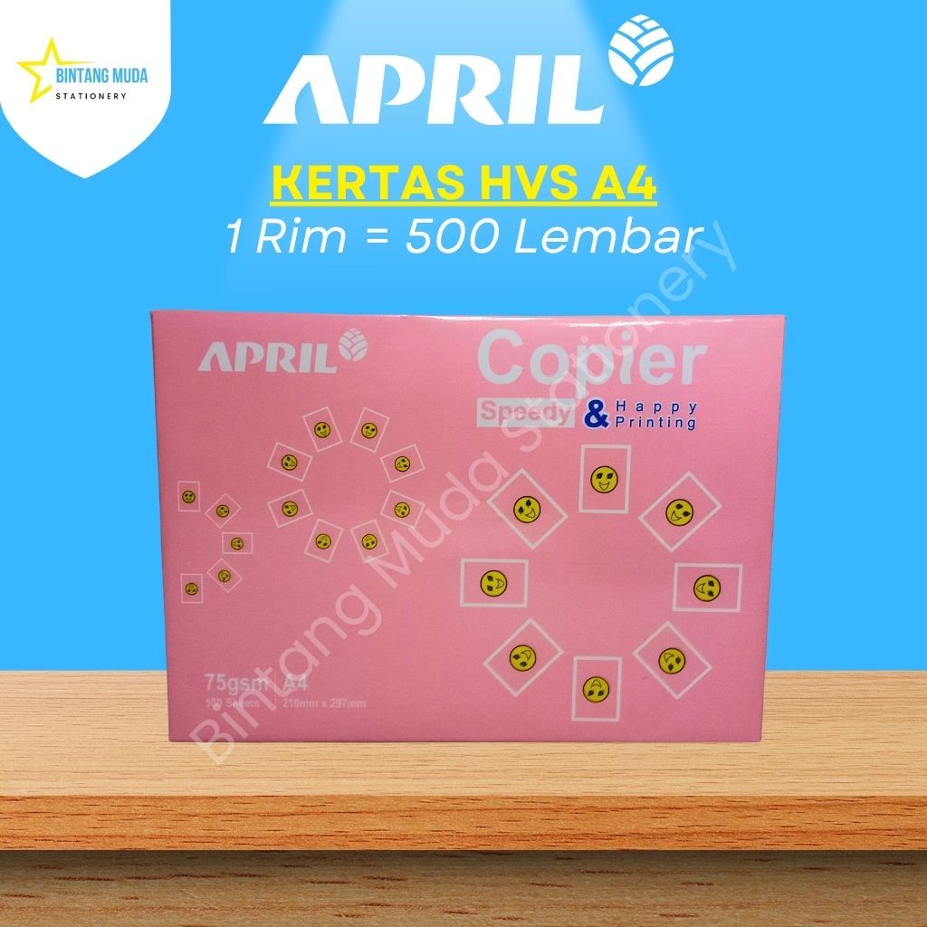 

Kertas HVS A4 Copier April 75 Gram | Kertas Fotocopy | Kertas Print | Copier | April